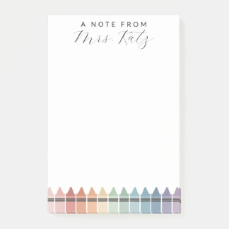 Notas Post-it® Apreciación del profesor Crayon