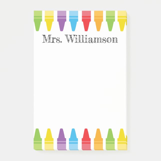 Notas Post-it® Apreciación personalizada de los maestros del Rain (Anverso)