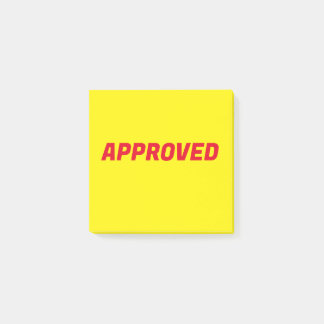 NOTAS POST-IT® APROBADO