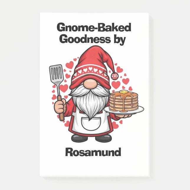 Notas Post-it® Apron de impresión todo sobre (Anverso)