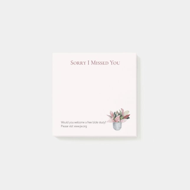 Notas Post-it® Aprovisionamiento del Ministerio JW Perdón por hab (Anverso)