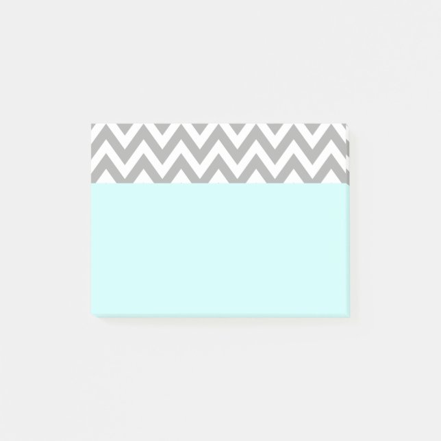 Notas Post-it® Aqua Gray Post anota (Anverso)