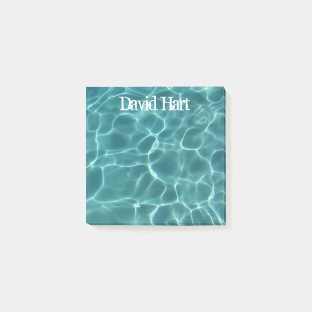 Notas Post-it® Aqua Green Swimming Pool (Anverso)