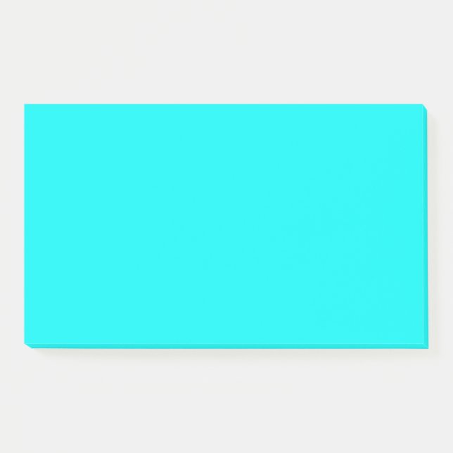 Notas Post-it® Aqua Neon (Anverso)