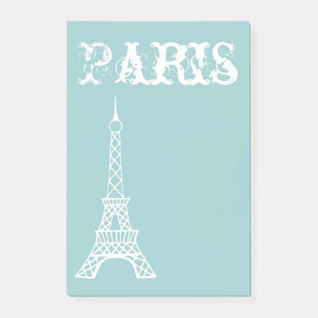 Notas Post-it® Aqua Paris Post Señala (Anverso)