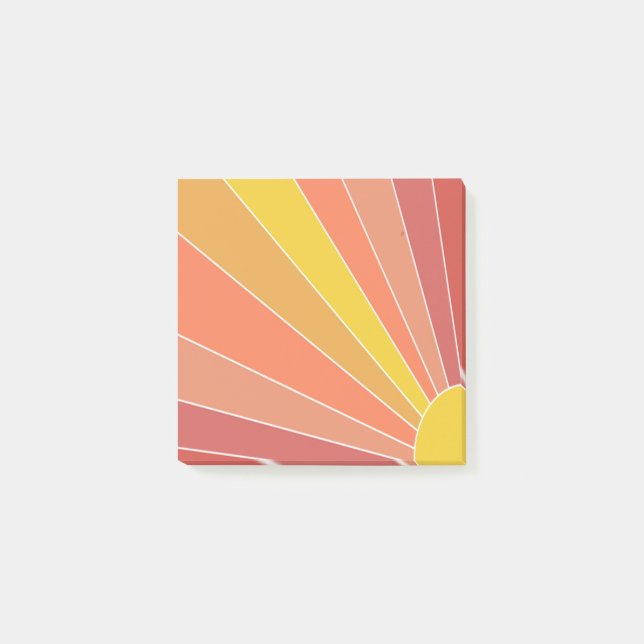 Notas Post-it® Aquí viene el sol (Anverso)