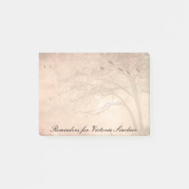 Notas Post-it® Árbol con pájaros