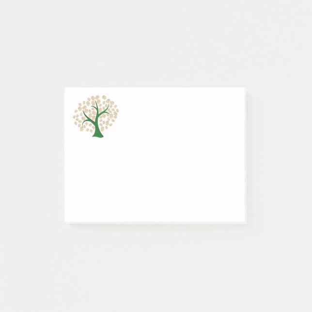 Notas Post-it® Árbol de dólares (Anverso)