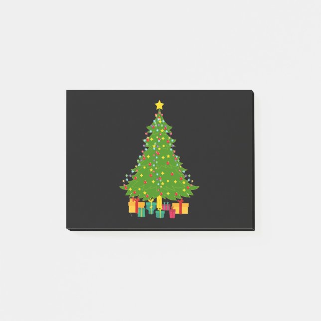 Notas Post-it® Árbol de Navidad (Anverso)