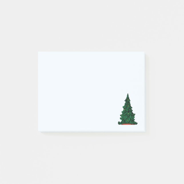 Notas Post-it® Árbol de Navidad (Anverso)