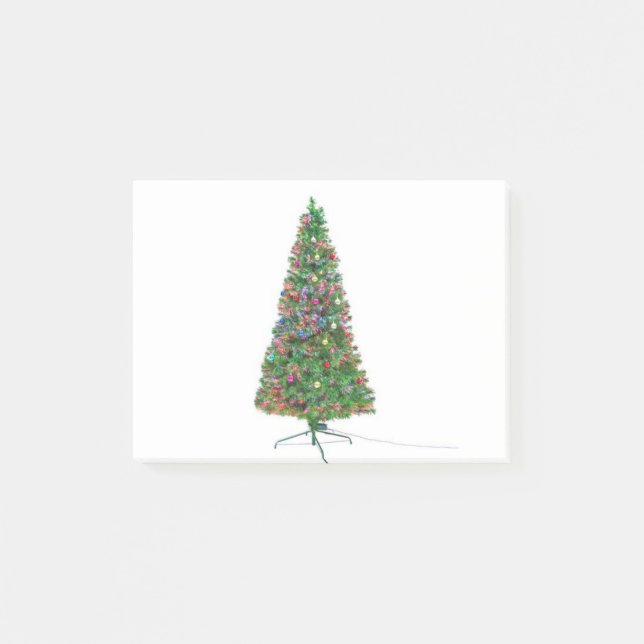 Notas Post-it® Árbol de navidad (Anverso)