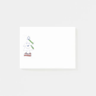 Notas Post-it® Árbol de Navidad feliz