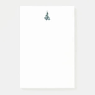 Notas Post-it® Árbol de navidad rústico para bosques de bosques
