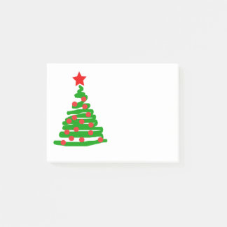 Notas Post-it® Árbol de navidad simple