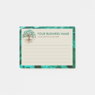 Notas Post-it® Árbol dorado de la vida - hojas de yggdrasil - mal