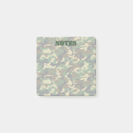 Notas Post-it® Arbolado Militairy Camo