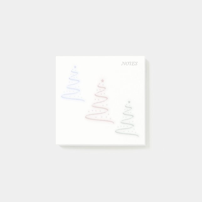 Notas Post-it® Árboles coloridos- (Anverso)