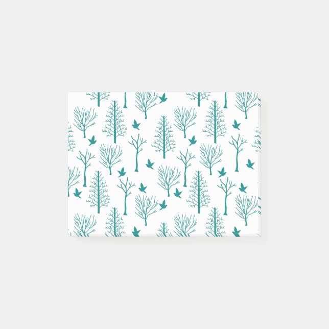 Notas Post-it® Árboles de invierno (Anverso)