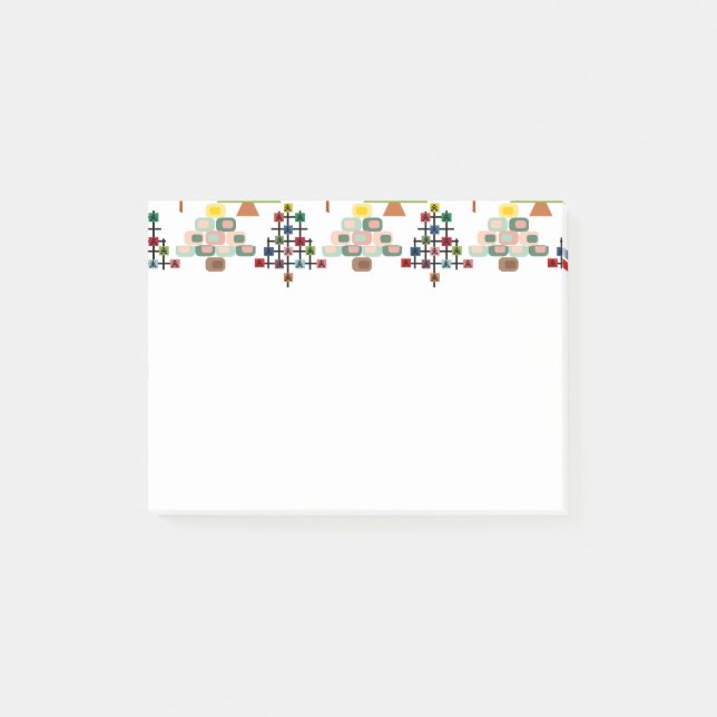 Notas Post-it® Árboles de navidad MCM (Anverso)