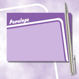 Notas Post-it® Arco anglonizado de lavanda púrpura retro personal