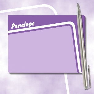 Notas Post-it® Arco anglonizado de lavanda púrpura retro personal