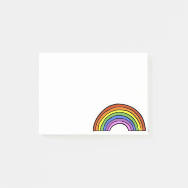 Notas Post-it® Arco iris (Anverso)