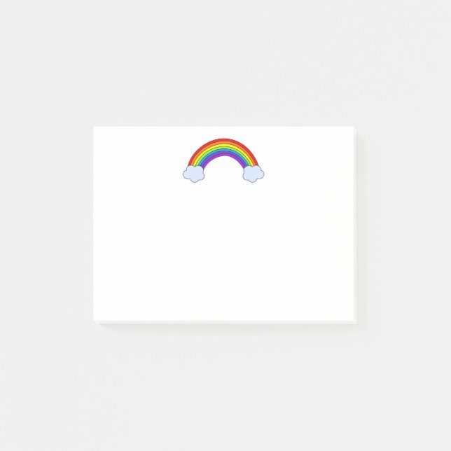 Notas Post-it® Arco iris (Anverso)