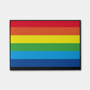Notas Post-it® Arco iris colorido