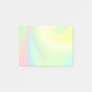 Notas Post-it® Arco iris en colores pastel del color