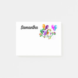 Notas Post-it® arco iris grisona lindo UNICORN