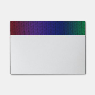 Notas Post-it® Arco iris Stockinette