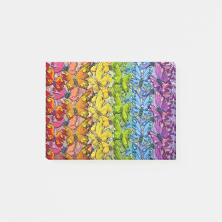 Notas Post-it® Arcoiris de mariposas