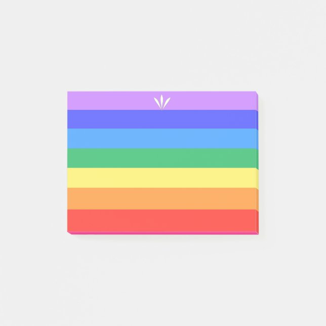 Notas Post-it® Arcoiris Hermoso (Anverso)