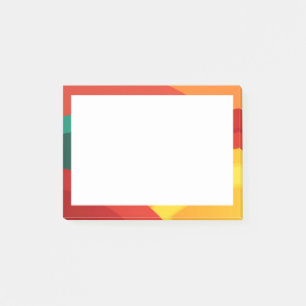 Notas Post-it® Arcos en colores vibrantes