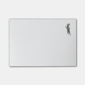 Notas Post-it® Ardilla gris dibujada Digital mullida que sube