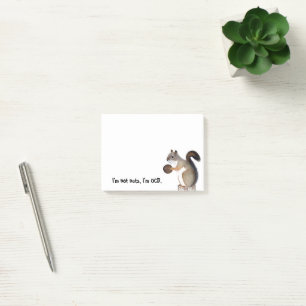Notas Post-it® Ardilla OCD