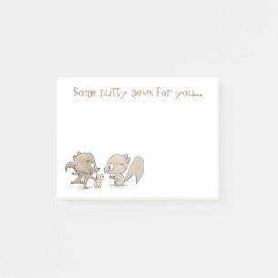 Notas Post-it® Ardillas marrones compuestas de un personalizado d