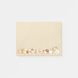 Notas Post-it® Arena de playa con conchas de alta mar