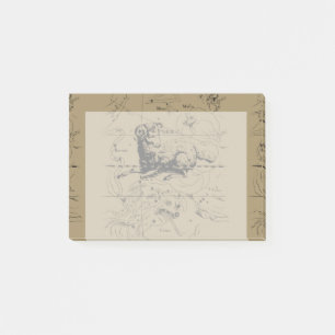 Notas Post-it® Aries Constellation Hevelius 1690 Marzo 21 - Abr19