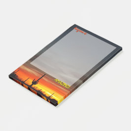 Notas Post-it® "¡Arizona es asombrosa!" Cactus del desierto de So