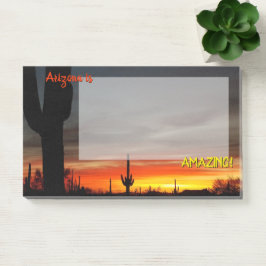 Notas Post-it® "¡Arizona es asombrosa!" Cactus del desierto de So