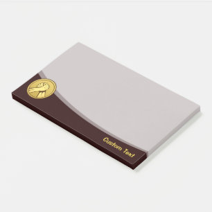 Notas Post-it® Arm Wresting Gold