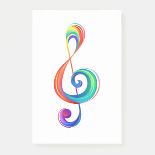 Notas Post-it® Arroyo arcoiris estratificado