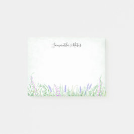 Notas Post-it® Arroyo de primavera de primavera de hierba de lava