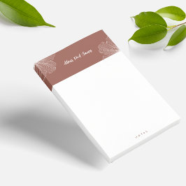 Notas Post-it® Arroz de ladrillo floral