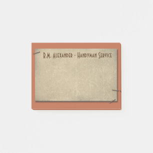 Notas Post-it® Arroz y deslumbramiento con Personalizado Masculin