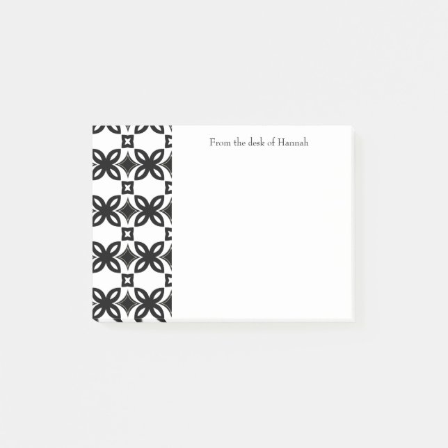 Notas Post-it® Art Deco Blooms Personalizado Post-It Notes (Anverso)