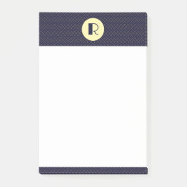 Notas Post-it® Art Deco Monograma