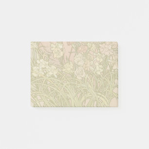 Notas Post-it® Art Nouveau Alfonse Mucha Flores de clavel floral