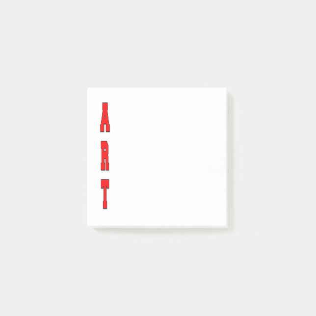 Notas Post-it® Arte (Anverso)